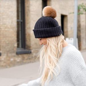 Love Your Melon Pom Beanie